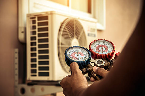 Professional Hvac technician working in Warrensburg, NY
